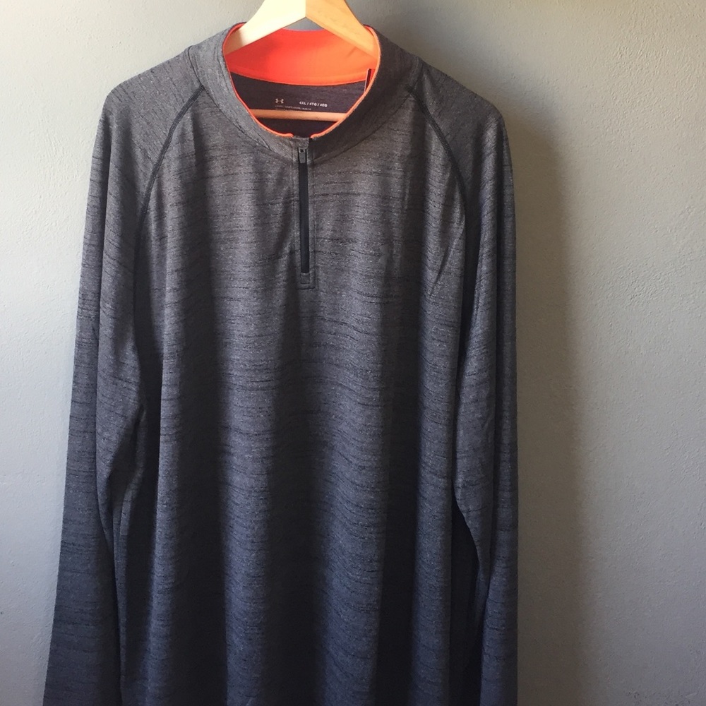 NWT Men’s 4XL Under Armor Lightweight 1/4 zip gray